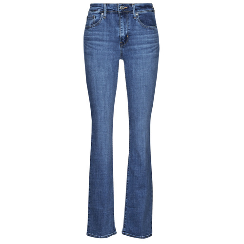 tekstylia Damskie Jeansy bootcut Levi's 725 HIGH RISE BOOTCUT Niebieski