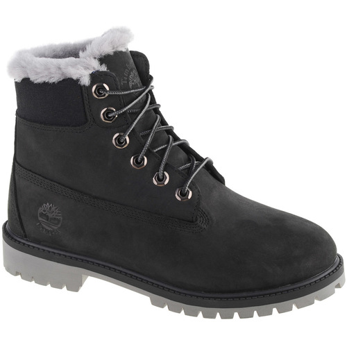 Buty Chłopiec Trekking Timberland Premium 6 IN WP Shearling Boot Jr Czarny