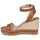 Buty Damskie Sandały Lauren Ralph Lauren HILARIE-ESPADRILLES-WEDGE Cognac