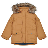 tekstylia Chłopiec Kurtki ocieplane Name it NKMMARLIN PARKA JACKET PB SOUTH Camel