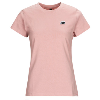 tekstylia Damskie T-shirty z krótkim rękawem New Balance WT23600-POO Różowy