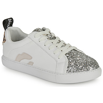 Buty Damskie Trampki niskie Bons baisers de Paname BETTYS ROSE GLITTER SILVER Biały / Srebrny