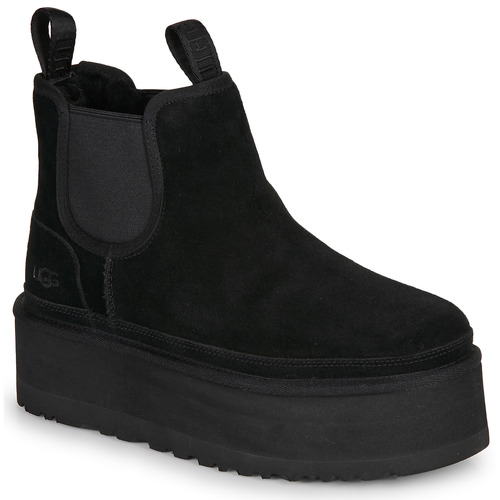 Buty Damskie Buty za kostkę UGG NEUMEL PLATFORM CHELSEA Czarny