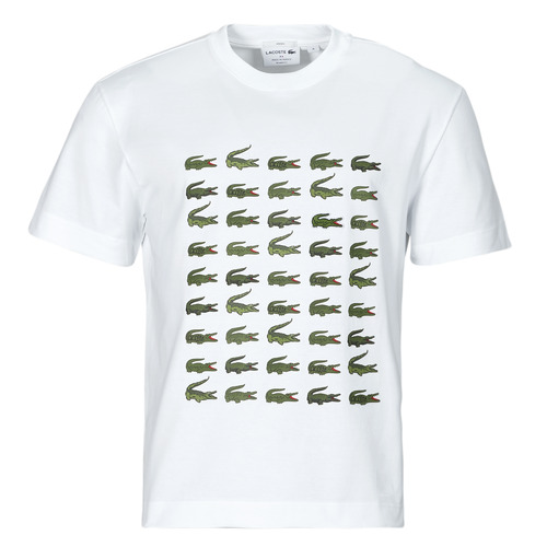 tekstylia Męskie T-shirty z krótkim rękawem Lacoste TH1311-001 Biały