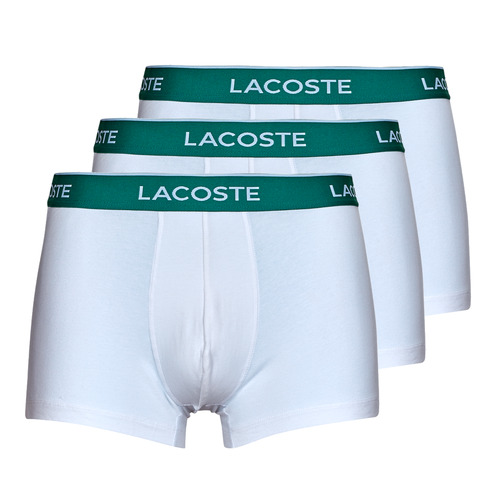 Bielizna Męskie Bokserki Lacoste BOXERS LACOSTE PACK X3 Biały