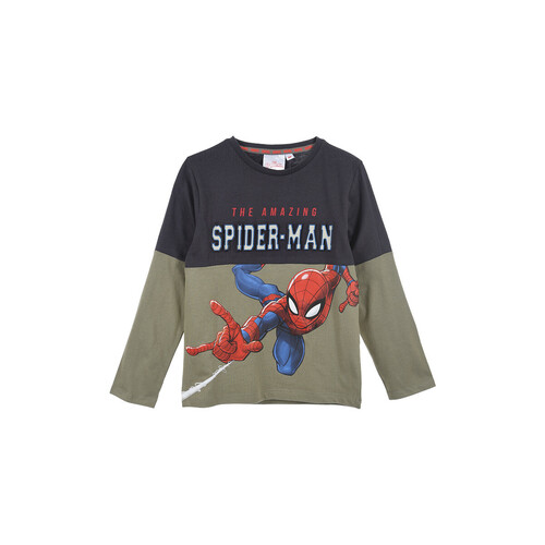 tekstylia Chłopiec T-shirty z długim rękawem TEAM HEROES  T SHIRT SPIDERMAN Szary