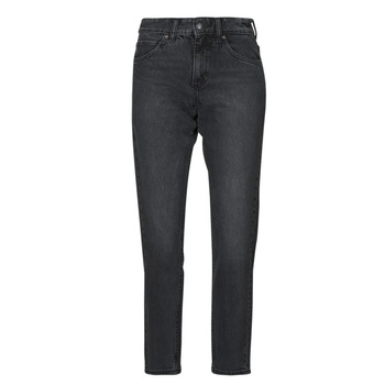 tekstylia Damskie Jeans mom Lee RIDER Szary