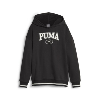 tekstylia Dziewczynka Bluzy Puma PUMA SQUAD HOODIE FL G Czarny