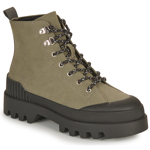 Buty Damskie Buty za kostkę Only ONLBUZZ-1 PU HIKING BOOT Kaki