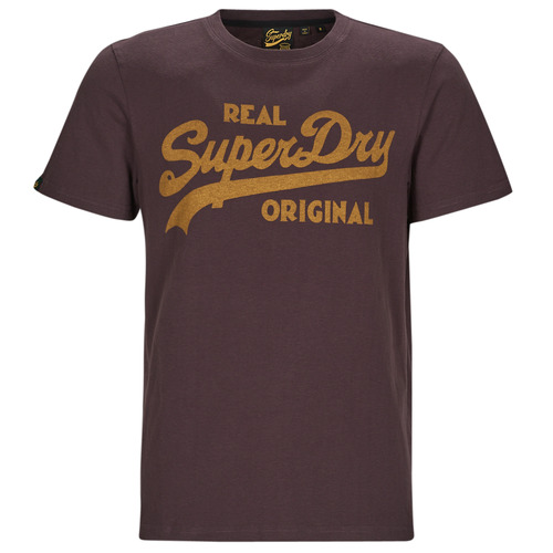 tekstylia Męskie T-shirty z krótkim rękawem Superdry VL PREMIUM GOODS GRAPHIC TEE Bordeaux