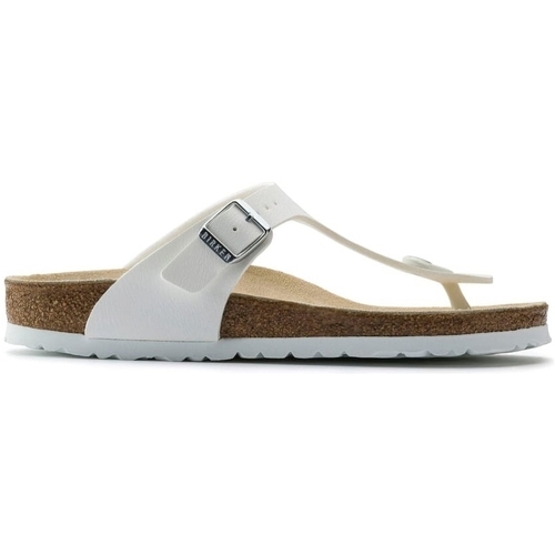 Buty Damskie Sandały Birkenstock Gizeh 43731 Regular - White Biały