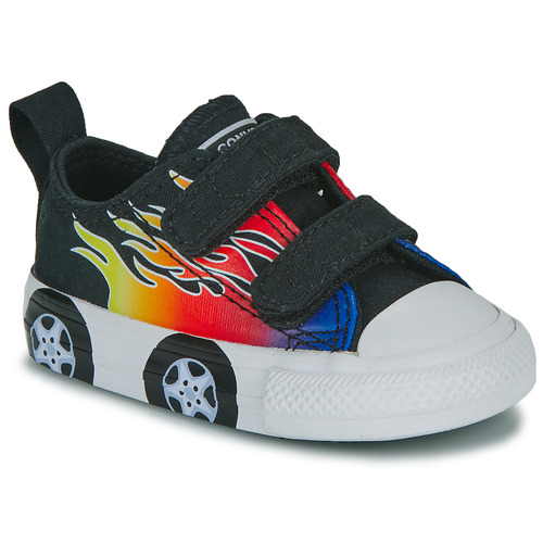 Buty Chłopiec Trampki niskie Converse CHUCK TAYLOR ALL STAR EASY-ON CARS Czarny / Wielokolorowy