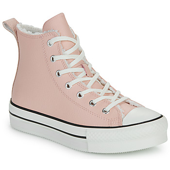 Buty Dziewczynka Trampki wysokie Converse CHUCK TAYLOR ALL STAR PLATFORM LIFT WARM WINTER ESSENTIALS Różowy