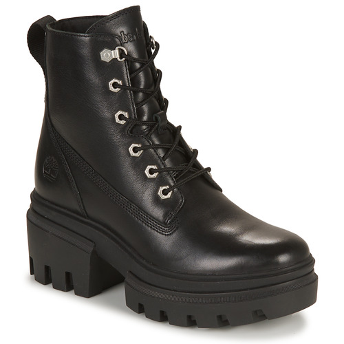 Buty Damskie Buty za kostkę Timberland EVERLEIGH BOOT 6 IN LACE UP Czarny