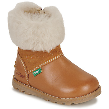 Buty Dziewczynka Buty za kostkę Kickers NONOFUR Camel