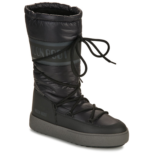 Buty Damskie Śniegowce Moon Boot MB LTRACK HIGH NYLON WP Czarny