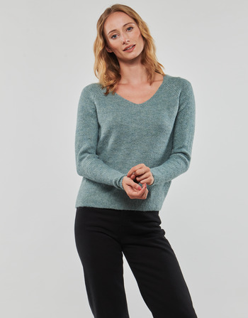 Pieces PCELLEN LS V-NECK KNIT NOOS BC