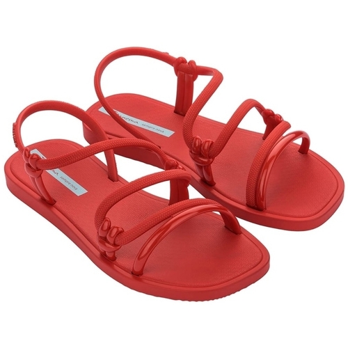 Buty Damskie Sandały Ipanema Solar Sandal - Red Czerwony