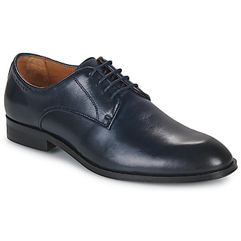 Buty Męskie Derby Pellet CHARLES Veau / Smooth / Brossé / Marine