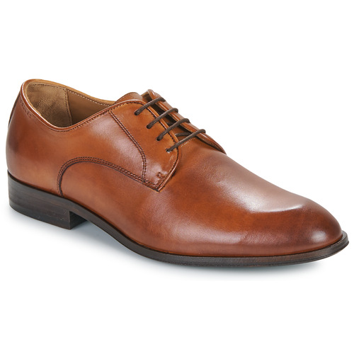 Buty Męskie Derby Pellet CHARLES Veau / Smooth / Brossé / Cognac