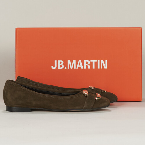 Buty Damskie Baleriny JB Martin VRAIE Chevre / Velours / Kaki