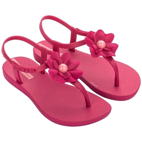 Buty Dziecko Sandały Ipanema Kids Class Flora - Pink Dark Pink Różowy