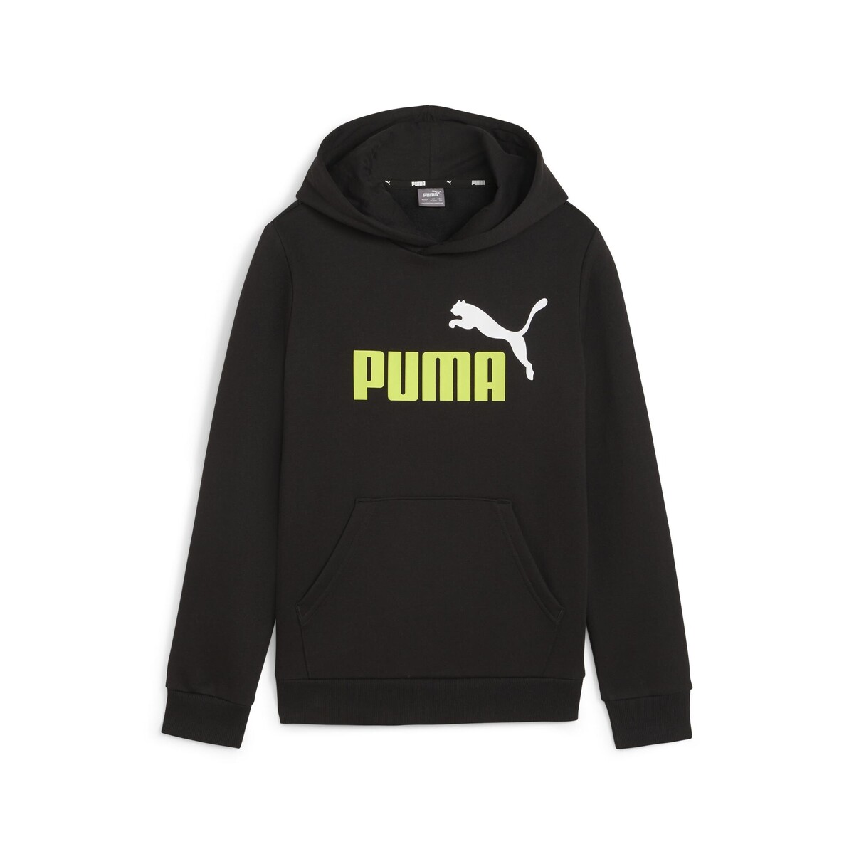 tekstylia Chłopiec Bluzy Puma ESS+ 2 COL BIG LOGO HOODIE FL B Czarny