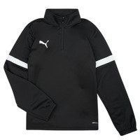 tekstylia Chłopiec T-shirty z długim rękawem Puma INDIVIDUAL RISE 1/4 ZIP Czarny