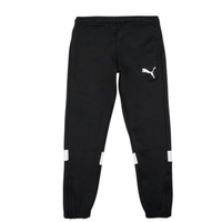 tekstylia Chłopiec Spodnie dresowe Puma INDIVIDUAL RISE PANT Czarny