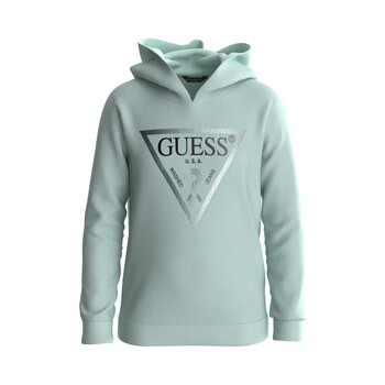 tekstylia Dziewczynka Bluzy Guess LS FLEECE Niebieski