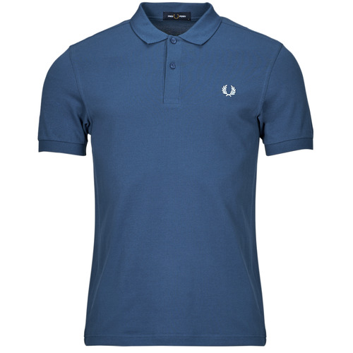 tekstylia Męskie Koszulki polo z krótkim rękawem Fred Perry PLAIN FRED PERRY SHIRT Niebieski