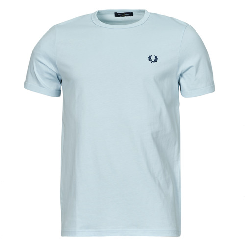 tekstylia Męskie T-shirty z krótkim rękawem Fred Perry RINGER T-SHIRT Niebieski / Clair