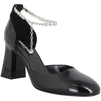 Buty Damskie Czółenka Sonia Rykiel Honfleur Anklet Cuir Vernis Femme Noir Czarny