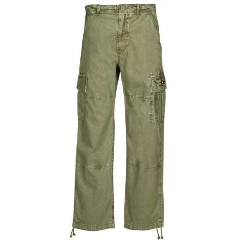 tekstylia Męskie Spodnie bojówki Superdry BAGGY CARGO PANTS Zielony