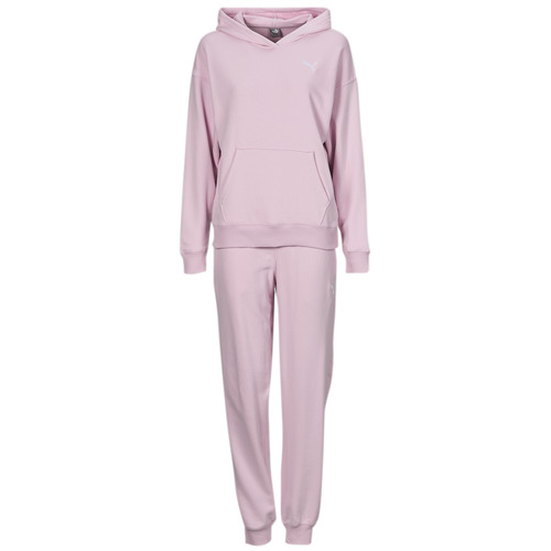 tekstylia Damskie Zestawy dresowe Puma LOUNGEWEAR SUIT TR Fioletowy