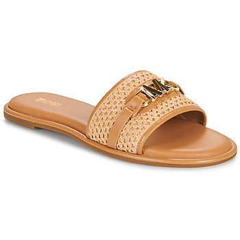 Buty Damskie Klapki MICHAEL Michael Kors EMBER SLIDE Beżowy / Cognac