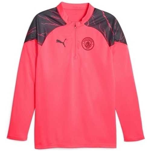 tekstylia Męskie Zestawy dresowe Puma MCFC TRG 1/4 ZIP Różowy