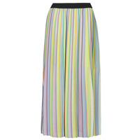 tekstylia Damskie Spódnice Karl Lagerfeld stripe pleated skirt Wielokolorowy