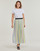 tekstylia Damskie Spódnice Karl Lagerfeld stripe pleated skirt Wielokolorowy