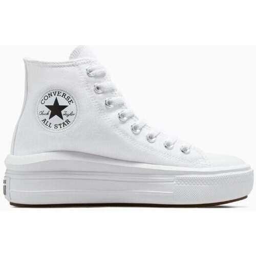 Buty Damskie Trampki Converse 568498C LONA CHUCK TAYLOR ALL STAR MOVE Biały