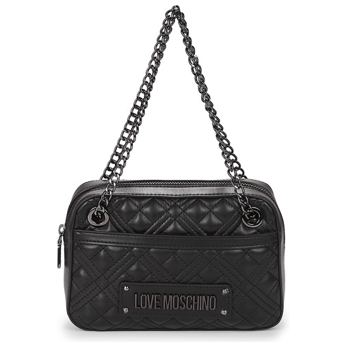 Torby Damskie Torby na ramię Love Moschino QUILTED JC4237PP0I Czarny / Gunmetal