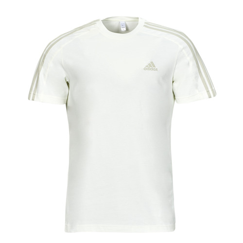 tekstylia Męskie T-shirty z krótkim rękawem Adidas Sportswear M 3S SJ T Ecru