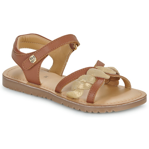 Buty Dziewczynka Sandały Kickers BETTYS Camel / Złoty