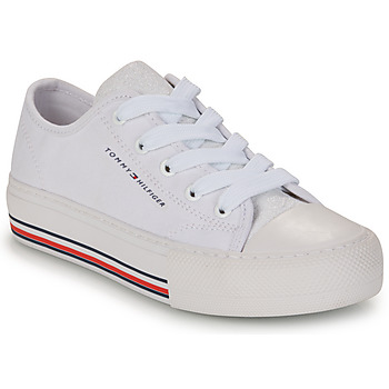 Buty Dziewczynka Trampki niskie Tommy Hilfiger BEVERLY Biały