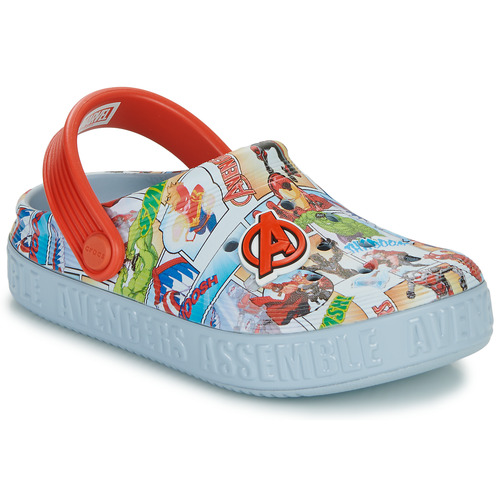 Buty Chłopiec Chodaki Crocs Avengers Off Court Clog K Szary / Wielokolorowy