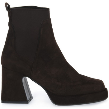 Buty Damskie Low boots Albano CAMOSCIO MORO Brązowy