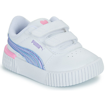 Buty Dziewczynka Trampki niskie Puma Carina 2.0 Bouncy Sky V Inf Biały / Fioletowy