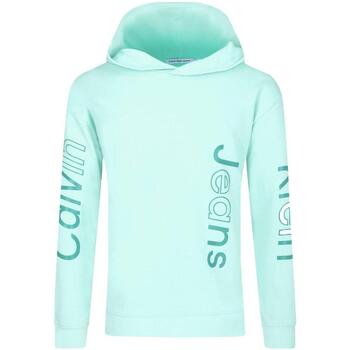 tekstylia Chłopiec Bluzy Calvin Klein Jeans  Niebieski