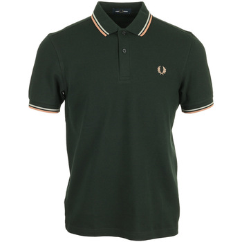 tekstylia Męskie T-shirty i Koszulki polo Fred Perry Twin Tipped Zielony