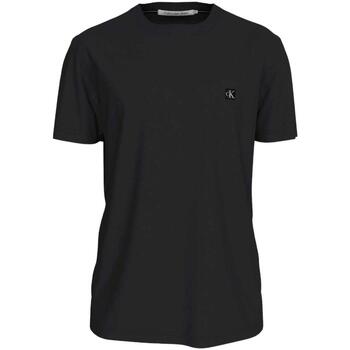 tekstylia Męskie T-shirty z krótkim rękawem Calvin Klein Jeans  Czarny